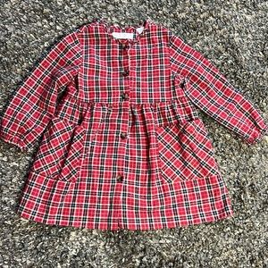 ZARA baby girl plaid dress 4-5 yrs